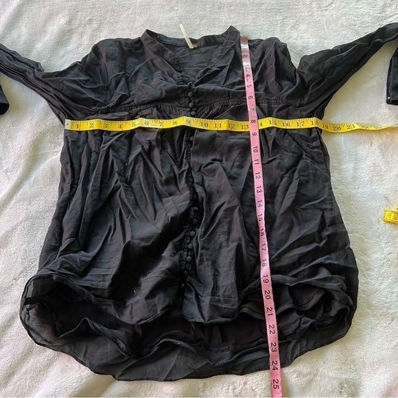 Free People Through and Through Top in Black - Picture 7 of 7